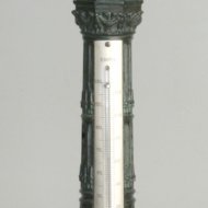 Antique German 'Berlin Sieges Sule' thermometer.