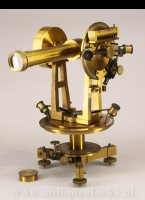 Tacheometer or theodolite from Laderrire  Paris.
tachymeter or tacheometer is a type of theodolite, surveying instrument.
Tacheometer is Greek for 