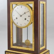 French mahogany clock