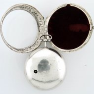 Antique dutch silver pair case verge pocket watch by Corneleis Uyterweer, Rotterdam, N 275. ca 1740