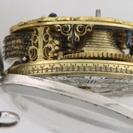 Antique dutch silver pair case verge pocket watch by Corneleis Uyterweer, Rotterdam, N 275. ca 1740