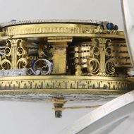 Antique dutch silver pair case verge pocket watch by Corneleis Uyterweer, Rotterdam, N 275. ca 1740
