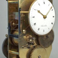 A remarkable, rare Empire table clock 