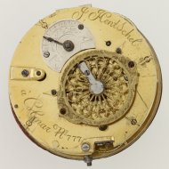 Antique decimal pocket watch, 'J. Hentschel, Colmar No 777'. montre dcimal.