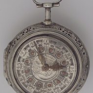 Dutch pocket watch with quarter-striking, signed: ' J. Pieter Kroese, Amsterdam'.