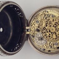 Dutch pocket watch with quarter-striking, signed: ' J. Pieter Kroese, Amsterdam'.