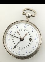 Decimal pocket watch, diameter 52mm. 1793-1800