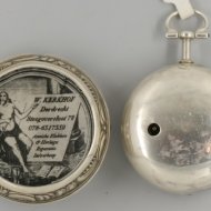 Silver repousee pair cased watch. 'Leydon, London', ca 1760