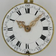 Dutch pocket watch movement, 'B. Vermeulen, Amsterdam'