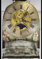 Longcase clock by 'Gerrit Vos, Amsterdam'