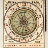 Antique ivory Nurnberg diptych sundial by Hans Troschel, 1617