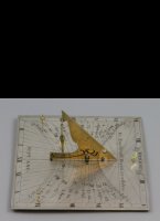 Sundial: fecit Engelbrecht, Beraunae in Bohem 
Jan (Johan, Ioan) Engelbrecht, 1726-1807, Beraun (Bohemia, near Prag, 50 degrees) 
Dimensions: 157 x 157mm. 

Following museums have in their collection a sundial by this maker (source: Zinner): 
1776 Prag Staatsmuseum (Narodni Museum), 
1779 Mnchen Deutsches Museum, 
1783 Schloss Hohenwerfen, 
1784 London Science Museum, 
1785 Hannover Schloss Triebold, 
1785 Cambridge Whipple Museum, 
1787 Nrnberg Deutsches Museum, 
1787 Breslau Schles. Museum, 
1791 Dresden Salon, 
1792 Oxford Museum History Science, 
1792 Whipple Museum, 
1793 Marburg Physikal Institut and Dresden Salon, 
1795 Prag Staatsmuseum (Narodni Museum), 
1796 Jena Schloss Zeiss, 
1796 Prag Staatsmuseum (Narodni Museum), 
1796 Breslau Universitat Sternwarte, 
1798 Aachen Schloss Drecker. Kniggrtz Stadtmuseum, 
1799 Jena Schloss Zeiss, 
1800 Prag Kunstgewerbemuseum, 
1800 Stuttgart Landesmuseum, 
1800 New York Industrial Museum, 
1800 Hannover Schloss Triebold, 
1801 Edinburgh National Museum, 
1802 Prag Staatsmuseum (Narodni Museum), 
1803 Oxford Museum History Science, 
1803 Bautzen Stadtmuseum, 
1804 Prag Staatsmuseum (Narodni Museum), 
no year: Prag Staatsmuseum (Narodni Museum), Zagreb Archiolog. Museum, Edinburgh National Museum.