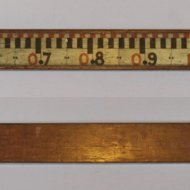 Antique topographic surveyors measuring stick or Chalonstick