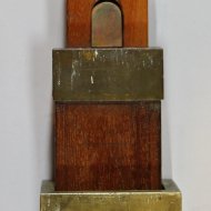 Antique topographic surveyors measuring stick or Chalonstick