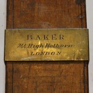 Antique topographic surveyors measuring stick or Chalonstick