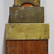 Antique topographic surveyors measuring stick or Chalonstick