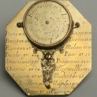 Antique sundial, signed 'Le Maire Fils a Paris'. ca. 1700