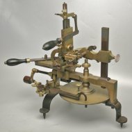 19th century brass and staal watchmaker wheelcutting engine.