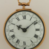 Antique triple case dutch verge pocket watch by Dirk Koster, Amsterdam.