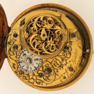 Antique triple case dutch verge pocket watch by Dirk Koster, Amsterdam.