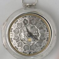 Dutch pocket watch, 'Pieter Gib, Rotterdam, nr 105'.