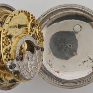 Dutch silver pocket verge pocket watch by 'Cornelis Uijterweer, Rotterdam No. 213' (Cornelis Uyterweer)