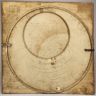 Hemelplein or planisphere by professor Friederich Kaiser (1808-1872) in Leiden, 1853