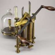 Antique french vacuum pump by Babinet