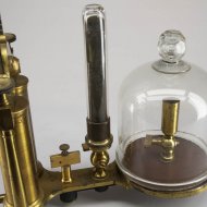 Antique french vacuum pump by Babinet