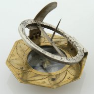 Antique german sundial by Johan Strettegger, Augsburg