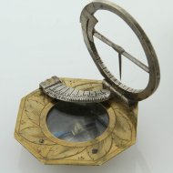 Antique german sundial by Johan Strettegger, Augsburg