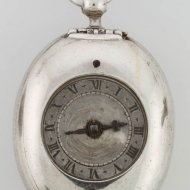 Early antique silver dutch puritan pocket watch by Jan Janss Bockels, Hage, ca. 1626-40