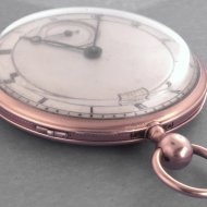 Gold quarter-repeater pocket watch, signed: 'Vittu  Clermont'. 