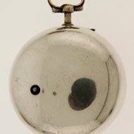 Antique dutch silver pair case verge pocket watch in Rotterdam style from 'Daniël Soeterik, Breda', nr 85