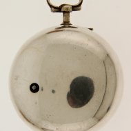 Antique dutch silver pair case verge pocket watch in Rotterdam style from 'Danil Soeterik, Breda', nr 85