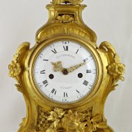 Firegilded french mantle clock by G.J. Champion.