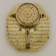 French 'Butterfield'-type sundial signed  'LaMaire Fils, A Paris'