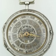 Antique dutch silver pair case verge pocket watch by Willem Dadelbeek, Utrecht. ca 1740