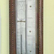 Dutch barometer, 'F. Bazerga te Rotterdam'.