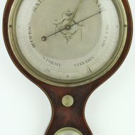 English wheel barometer by 'J. Kalabergo, Banbury'