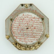 German sundial by Johann Willebrand Augspurg (Augsburg). ca 1720