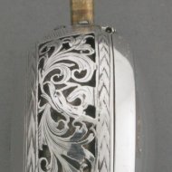 Silver quarter repeating pair case vergewatch, signed: 'Paine, London'. Engraved and open-worked cases. ca. 1740.