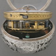 Silver quarter repeating pair case vergewatch, signed: 'Paine, London'. Engraved and open-worked cases. ca. 1740.