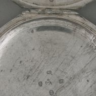 Silver paircased verge watch with date, signed: 'Beefield, London'. 1787