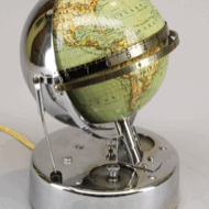 German electrical globe clock, interbellum, ca 1930