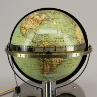 German electrical globe clock, interbellum, ca 1930