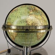 German electrical globe clock, interbellum, ca 1930