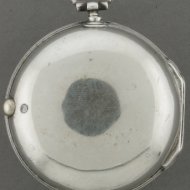 8-Day german silver pair case verge watch by 'G.W. Bolte, Rinteln' ca 1750