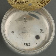 8-Day german silver pair case verge watch by 'G.W. Bolte, Rinteln' ca 1750