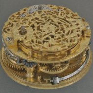 Silver Dutch pair case verge watch, signed: 'Jan Gobels, Amsterdam'. ca 1700.